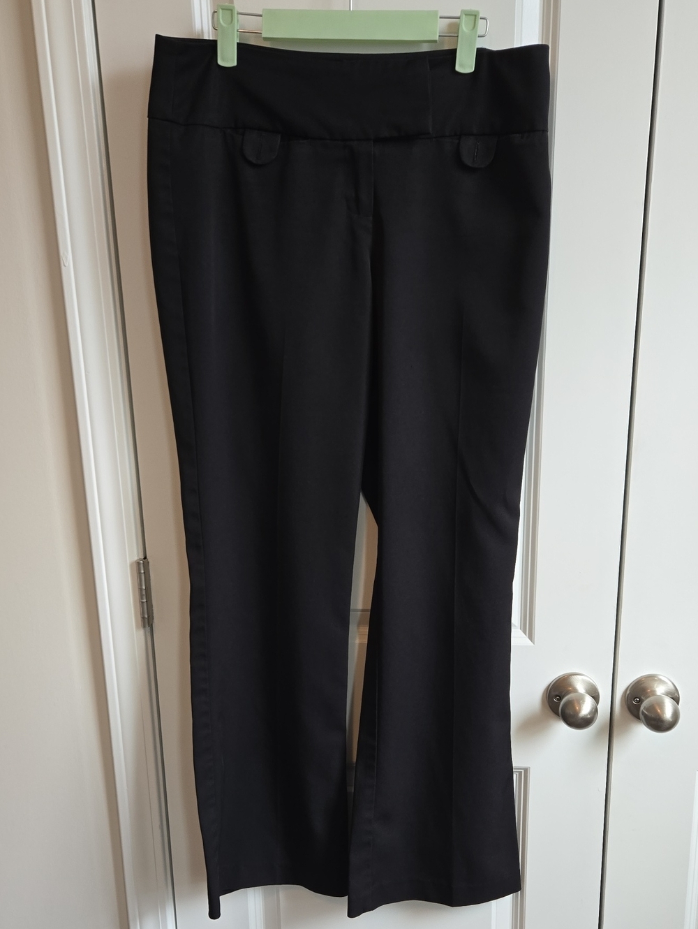 Bobby J Wide Leg Black Trousers